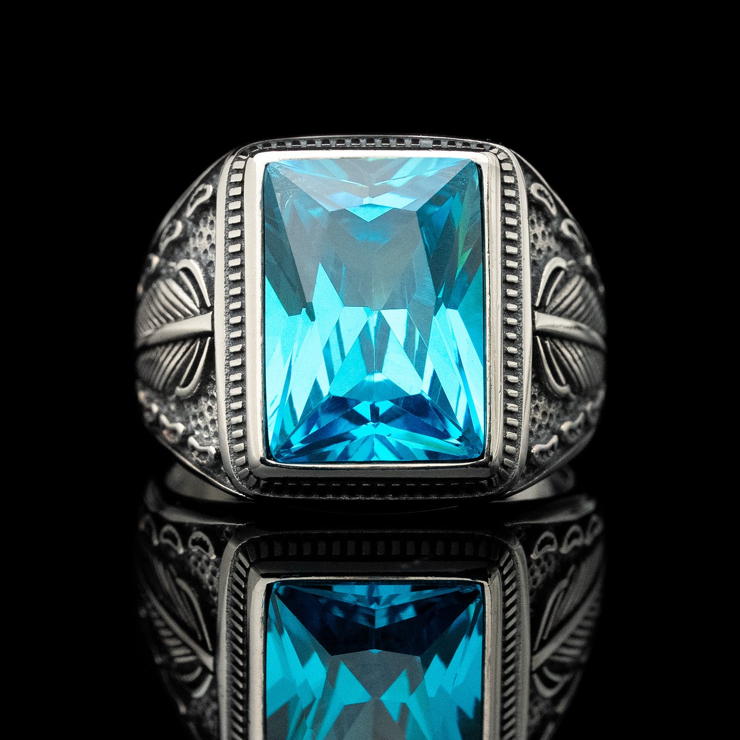 Anillo Teca Plata 925