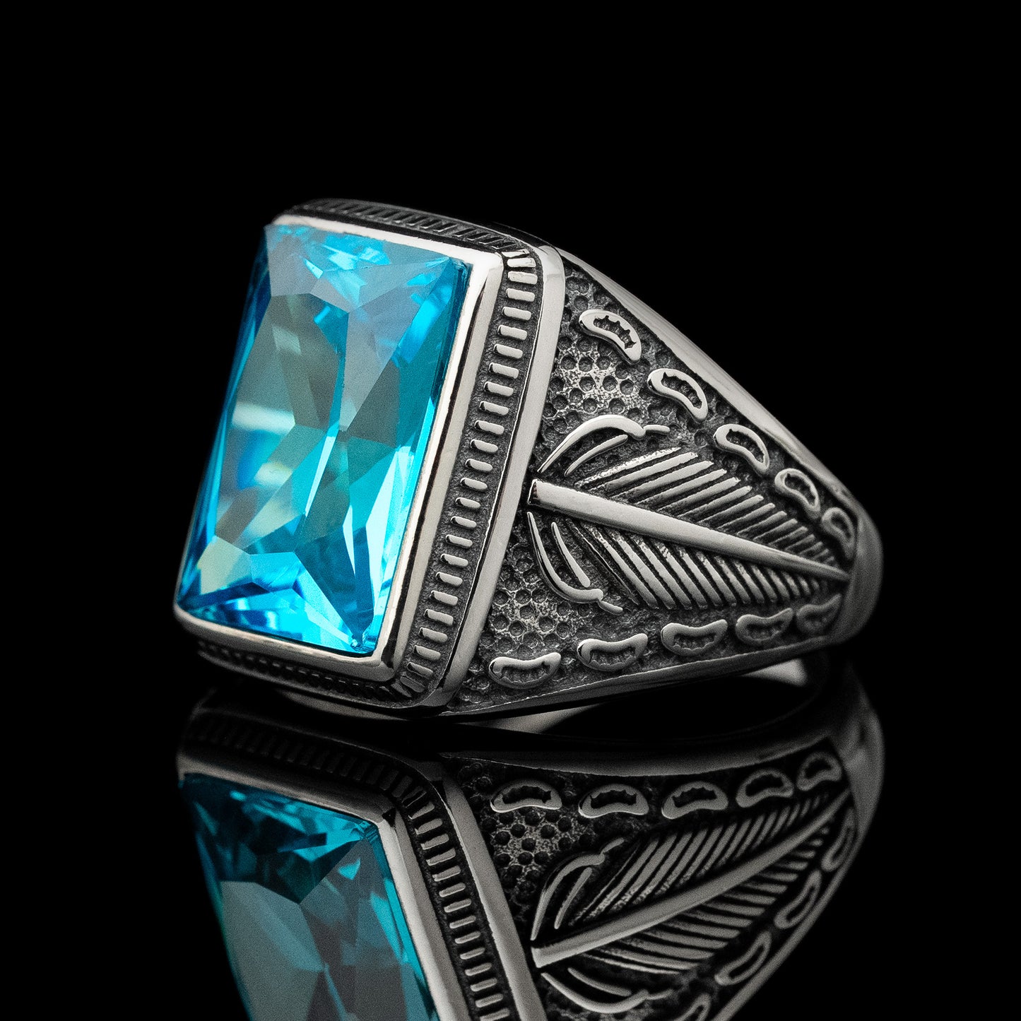 Anillo Teca Plata 925