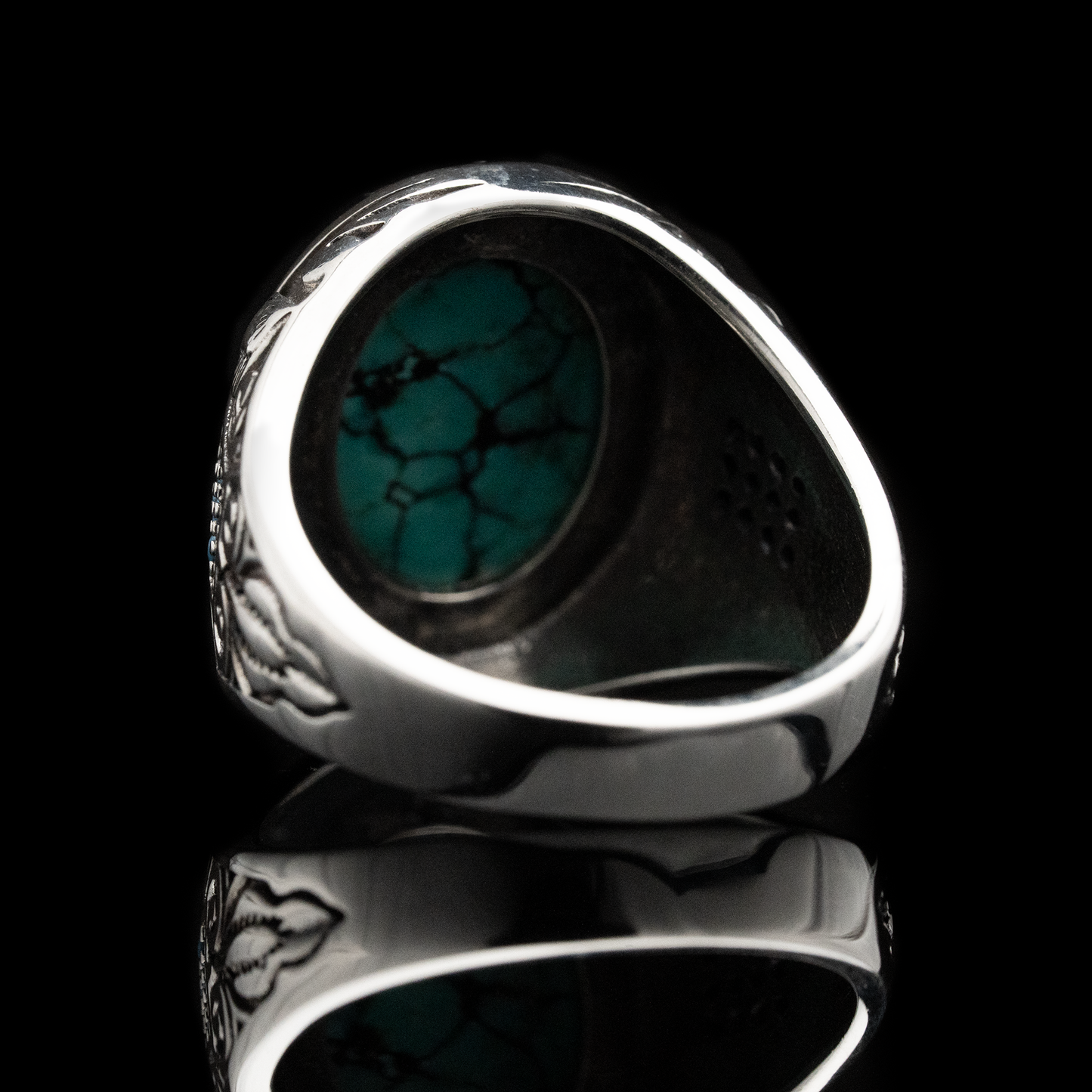Anillo Bosque de Eucalipto Plata 925