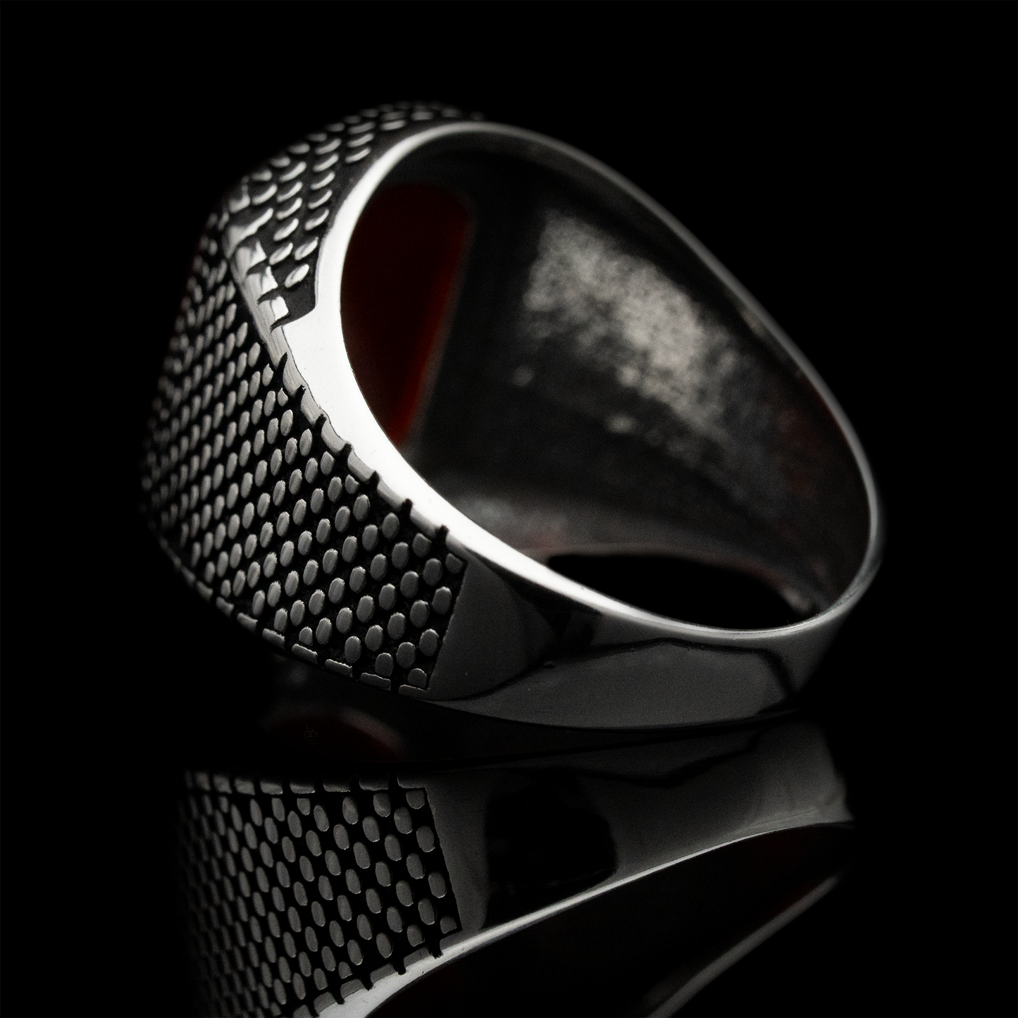 Anillo Caoba Plata 925