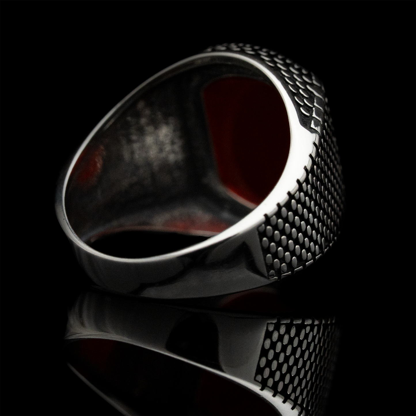 Anillo Caoba Plata 925