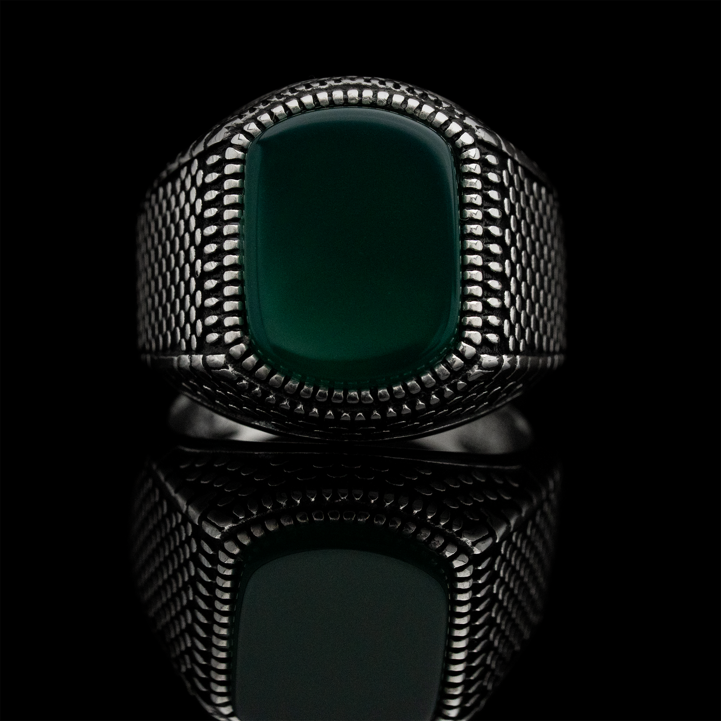 Anillo Caoba Plata 925