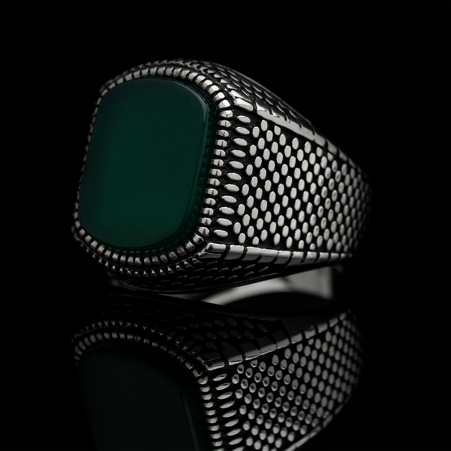 Anillo Caoba Plata 925