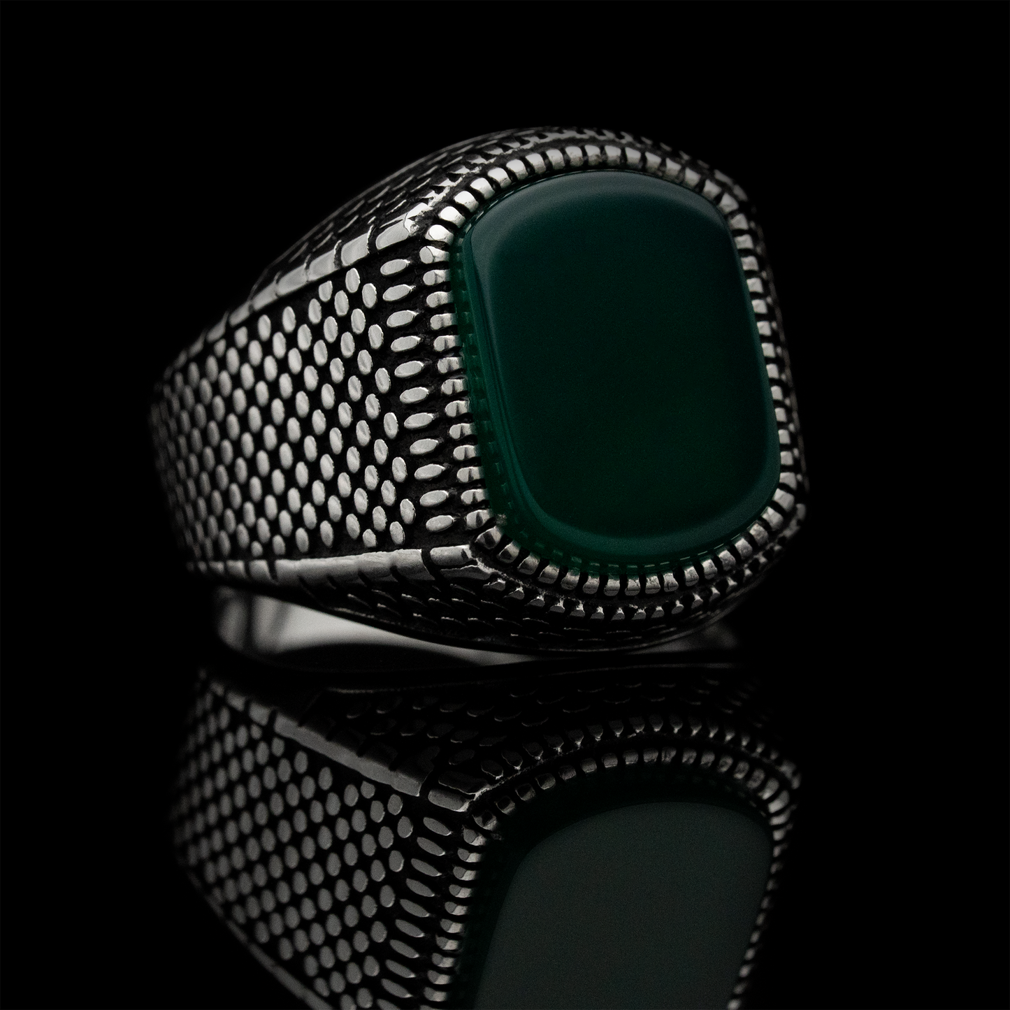 Anillo Caoba Plata 925