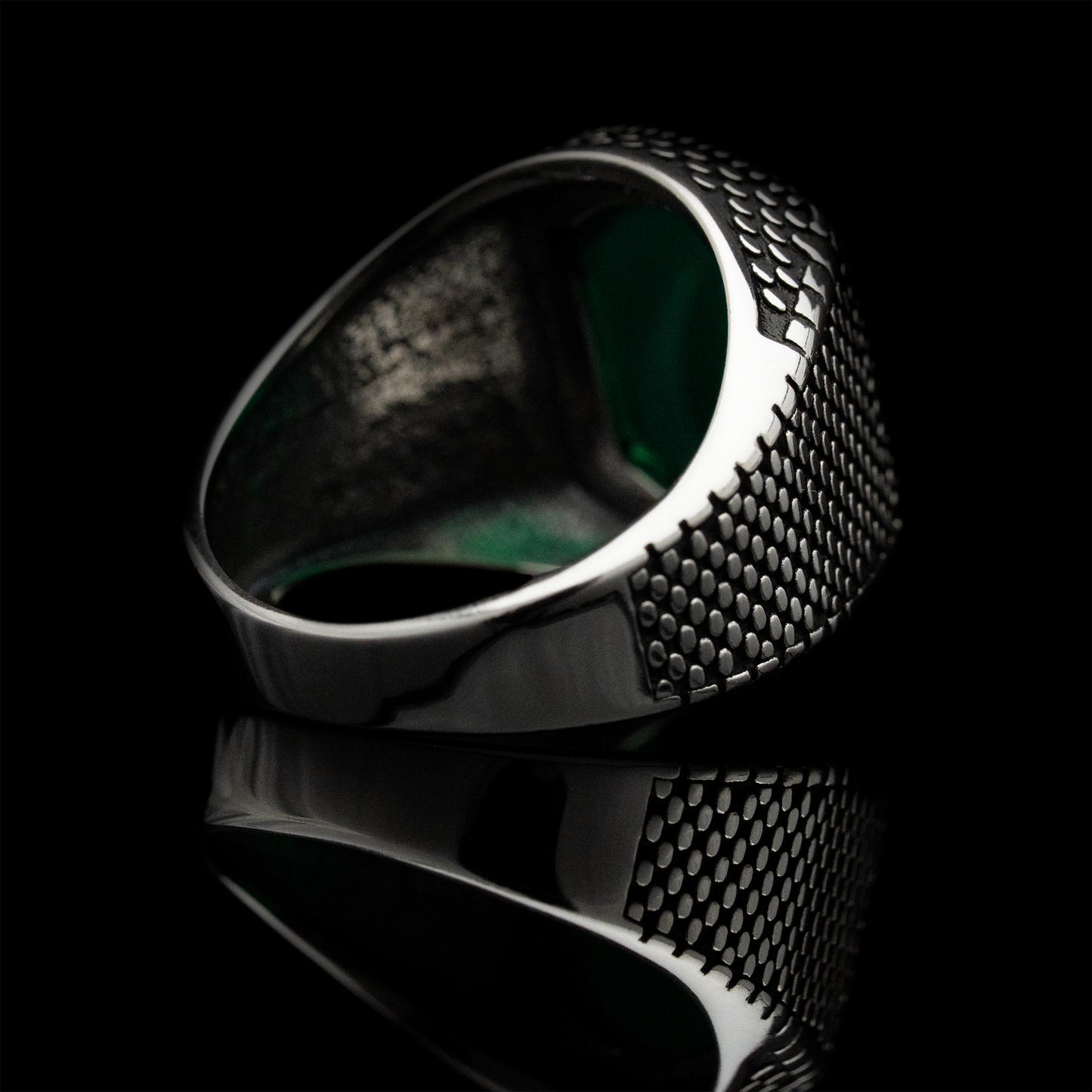 Anillo Caoba Plata 925
