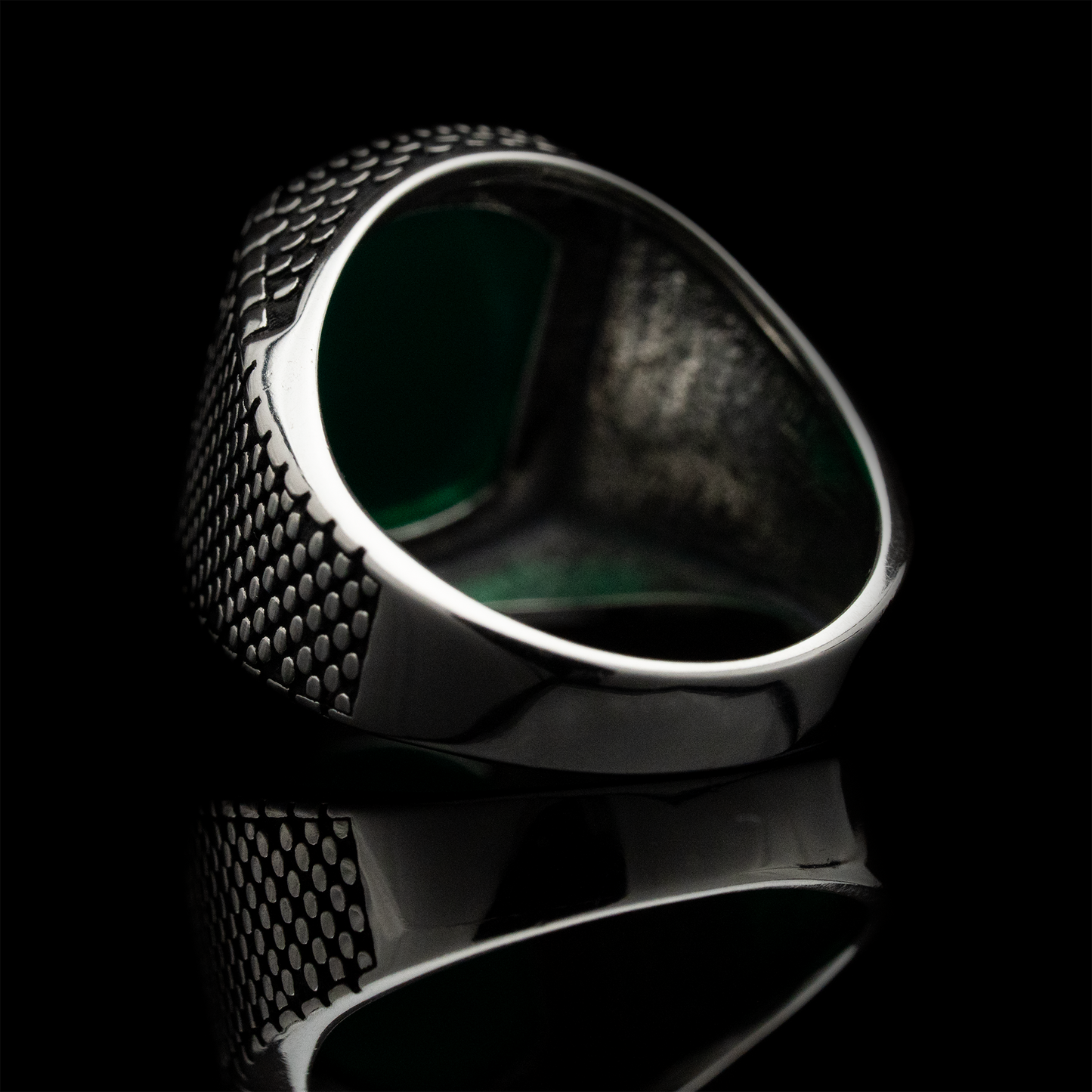 Anillo Caoba Plata 925