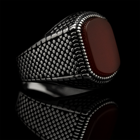 Anillo Caoba Plata 925